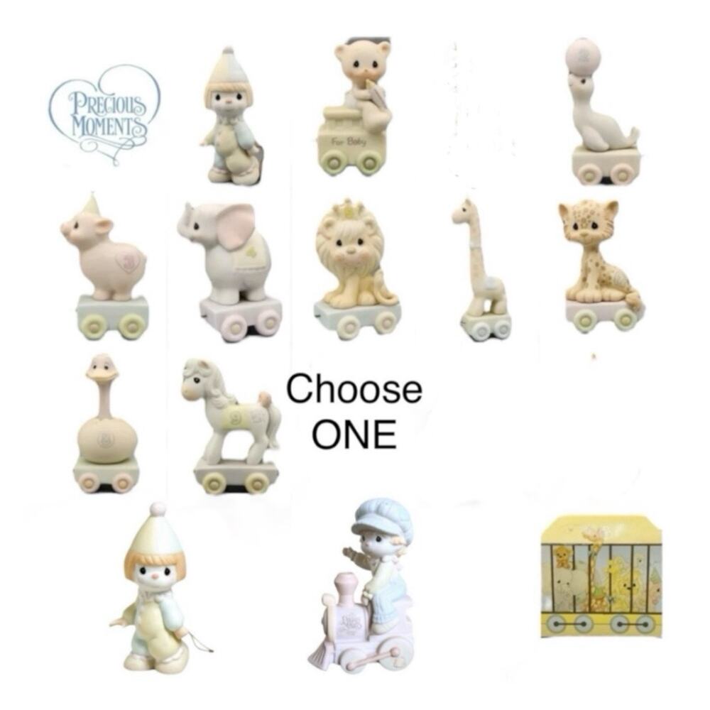 One Precious Moments Birthday Train 1 2 3 4 5 6 7 8 9 or Conductor Pick One New
